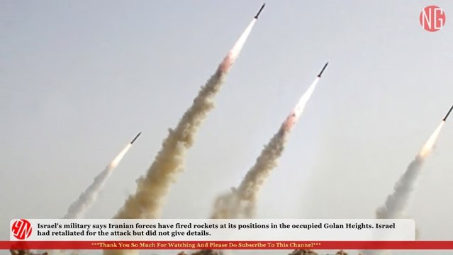 Iran Fires Rockets At Golan Heights, Israel Retaliates