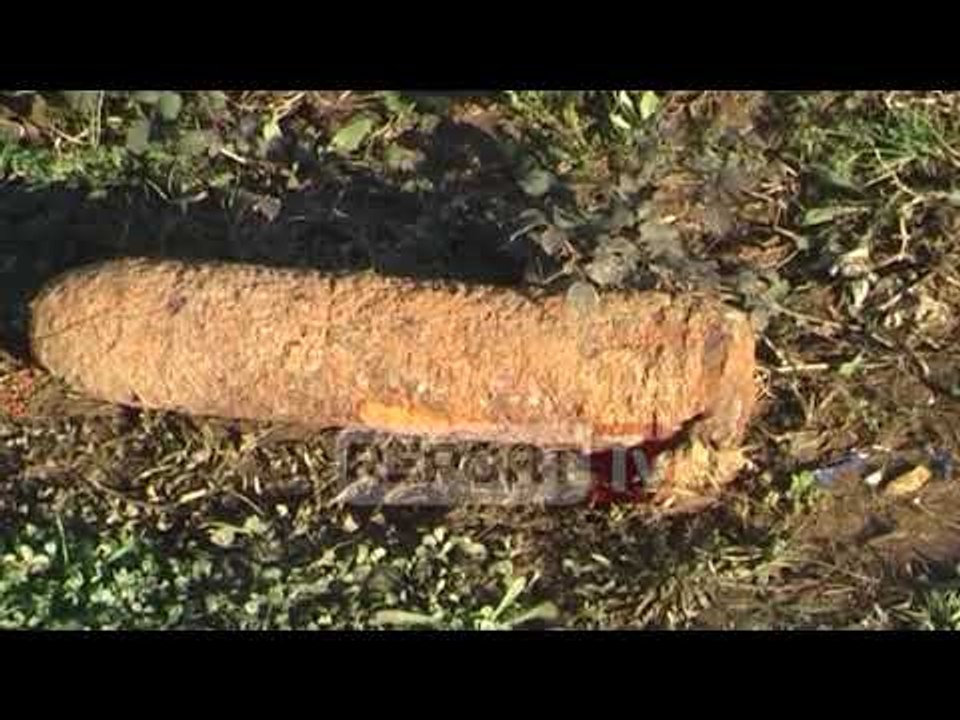 Report TV - Gjendet një predhë 10 metra pranë rrugës në fshatin Kameras në Fushë - Kruje