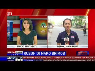 Jalan Sekitar Mako Brimob Masih Dijaga Ketat Petugas