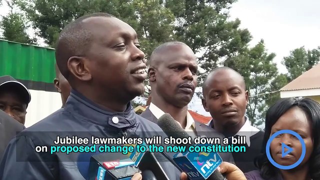 MP Oscar Sudi said that Jubilee lawmakers will shoot down a bill on proposed change to the new constitution