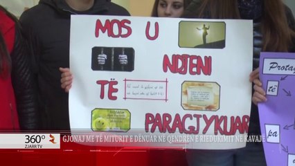 360° Gradë - GJONAJ ME TË MITURIT E DËNUAR NË QENDRËN E RIEDUKIMIT NË KAVAJË