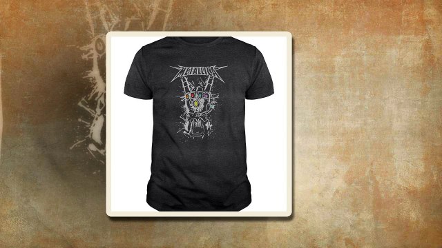 metallica infinity gauntlet shirt