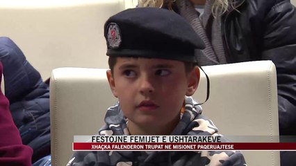 Descargar video: Xhaçka feston me fëmijët e ushtarakëve - News, Lajme - Vizion Plus