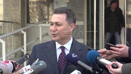 Gruevski vonohet në gjykatë, arriti 15 minuta pasi u anulua seanca