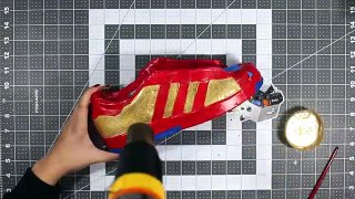 How To: Double Sparkle Non Shedding Glitter Shoes | Adidas Superstar Custom Tutorial