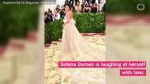 Selena Gomez Pokes Fun at Her 2018 Met Gala Look