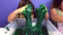 MAKING SLIME BACKWARDS CHALLENGE -  Reverse Slime Making tutorial