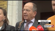 Report TV -  Gjyqi për Velierën, proteston Shoqëria Civile
