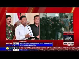 Wiranto: Insiden Mako Brimob Jadi Pembelajaran