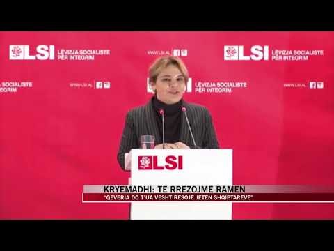 Kryemadhi: Të rrëzojmë Ramën - News, Lajme - Vizion Plus