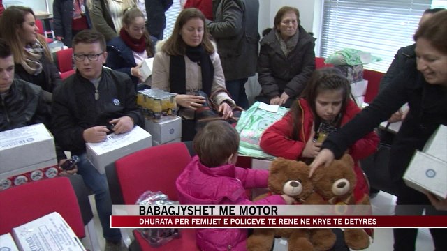 Babagjyshat me motor, për fëmijët e policëve të rënë në krye të detyrës - News, Lajme - Vizion Plus