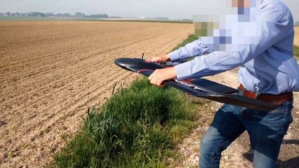 Lancement d'un drône chez Hesbaye Frost