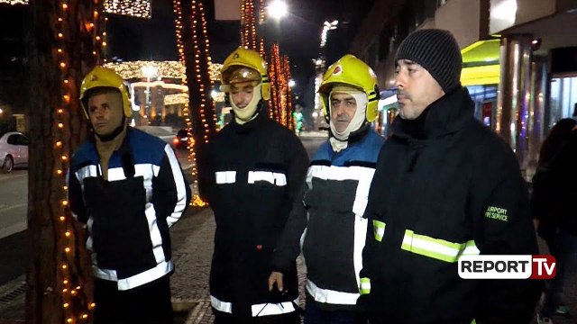 Zjarrëfikësit që ishin në punë Natën e Vitit Të Ri shprehin ndjesitë për Report TV