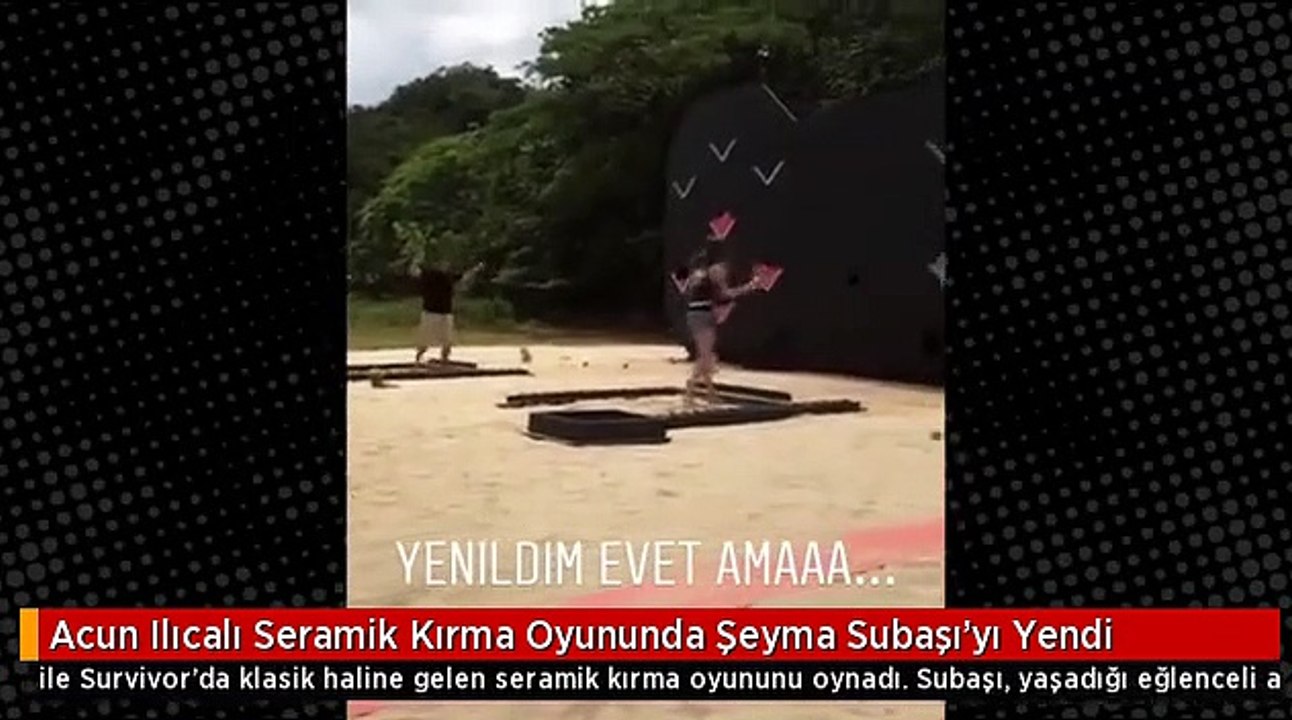Bu kez parkurda yarışmacılar değil! Acun ve Şeyma yarıştı