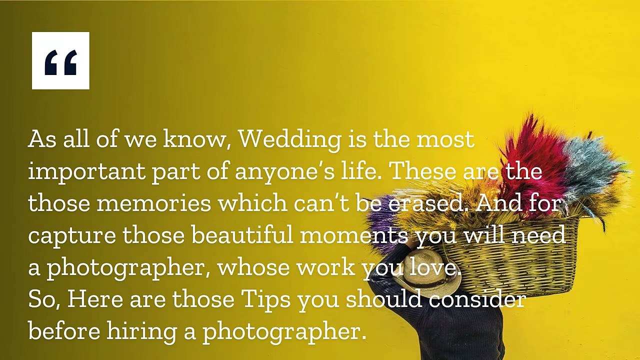 #10 Points to get a Professional wedding photographer