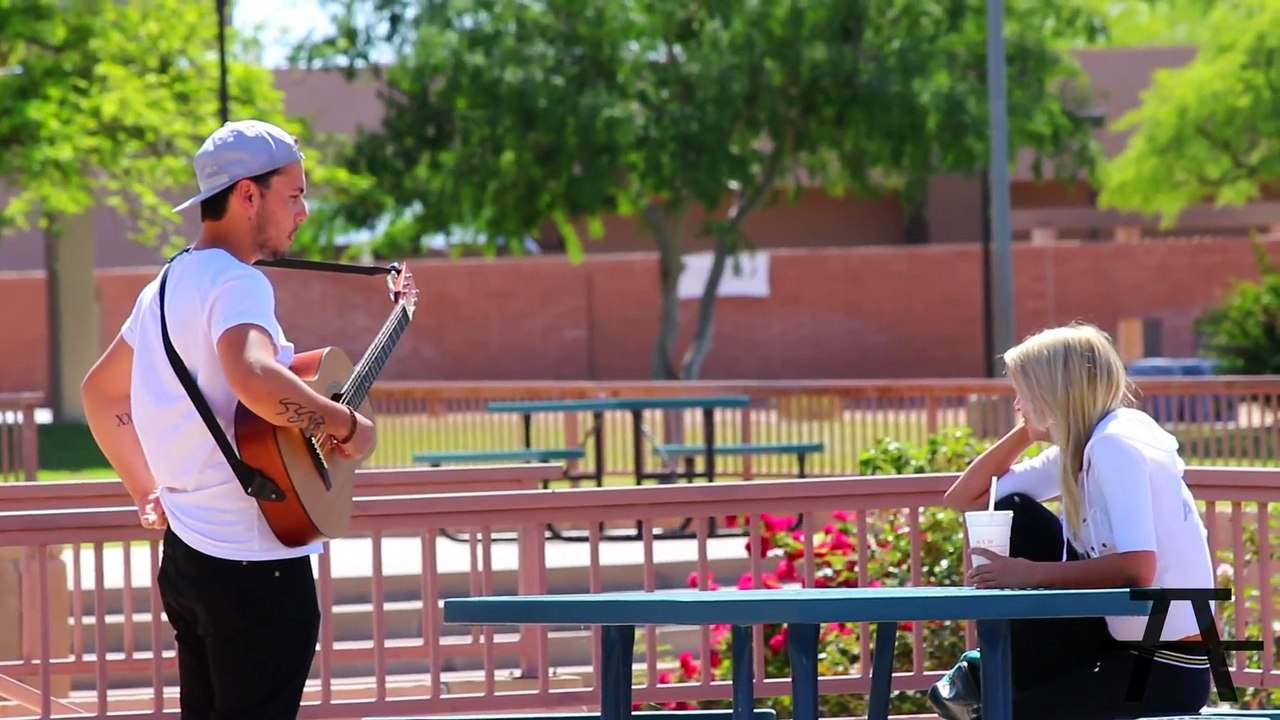 Nervously Serenading Hot College Girl Prank Pranks Tube