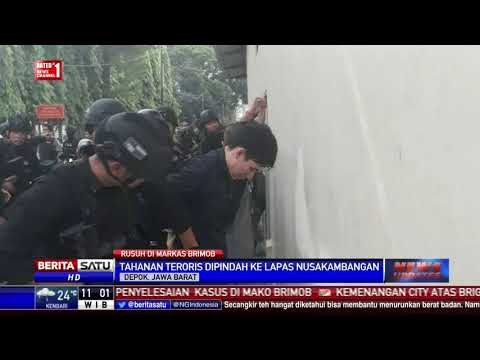 155 Napi Teroris di Mako Brimob Dipindahkan ke Nusakambangan