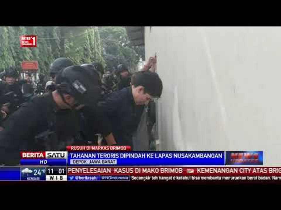 155 Napi Teroris di Mako Brimob Dipindahkan ke Nusakambangan