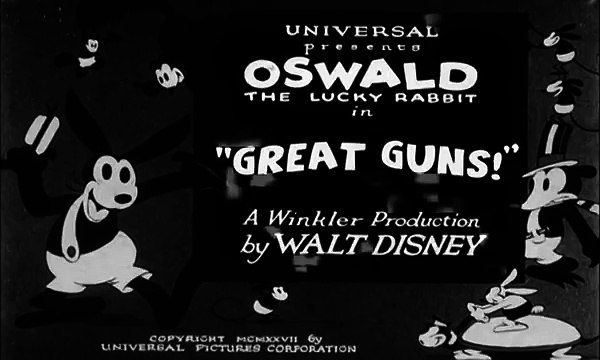 Oswald the Lucky Rabbit: Great Guns ! (1927)