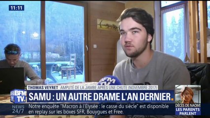Thomas Veyret a été amputé après une prise en charge tardive du Samu