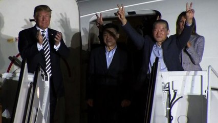北 억류 미국인 3명 귀환...트럼프, 직접 마중 / YTN