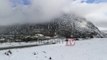 Report TV - Reshjet e borës bllokojnë disa fshatra në Dibër