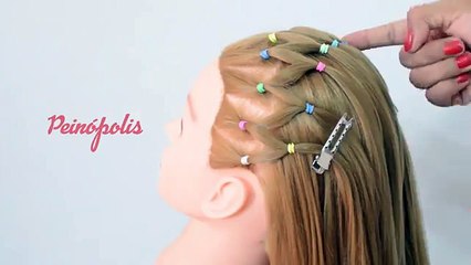 Peinados para Niñas con Ligas Faciles y Rapidos y Bonitos
