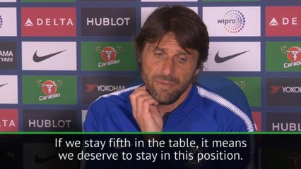 Tải video: If Chelsea finish fifth, we deserve it - Conte