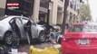 Des passants tentent de soulever une voiture pour sauver deux personnes écrasées (Vidéo)