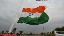 Pawan Kalyan Hoist Largest Indian National Flag