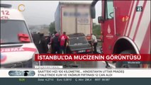 Araçtan sağ çıktı