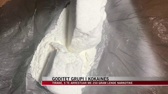 Goditet grupi i kokainës në Tiranë, 5 të arrestuar - News, Lajme - Vizion Plus