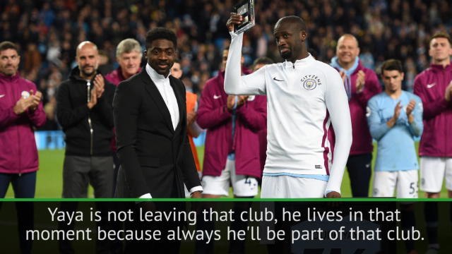 Yaya Toure will always be a part of Man City - Guardiola