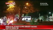 #LIVE Atentando contra la libertad de expresión. Vándalos asaltan y roban equipos y vehículos de Canal 8.