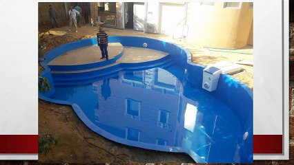 حمامات سباحة فيبر جلاس بتصميمات رائعة ضمان 20 عام