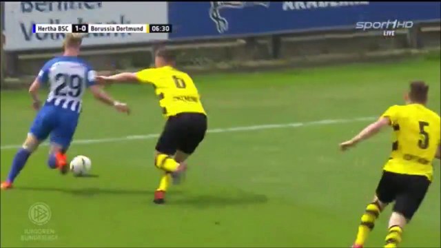 1-0 Nikos Zografakis Goal Germany A-Junioren-Bundesliga Semifinal - 10.05.2018 Hertha BSC U19 1...