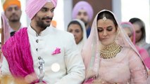Neha Dhupia Wedding: All YOU need to know about WEDDING LEHENGA| Boldsky