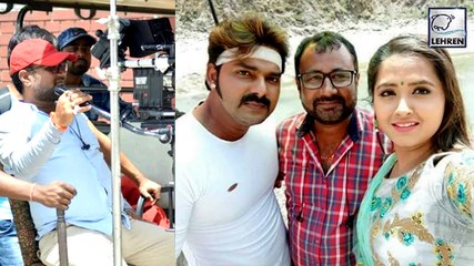 पवन सिंह-काजल राघवानी की 'मैंने उनको सजन चुन लिया ' शूटिंग फोटोज | Pawan Singh