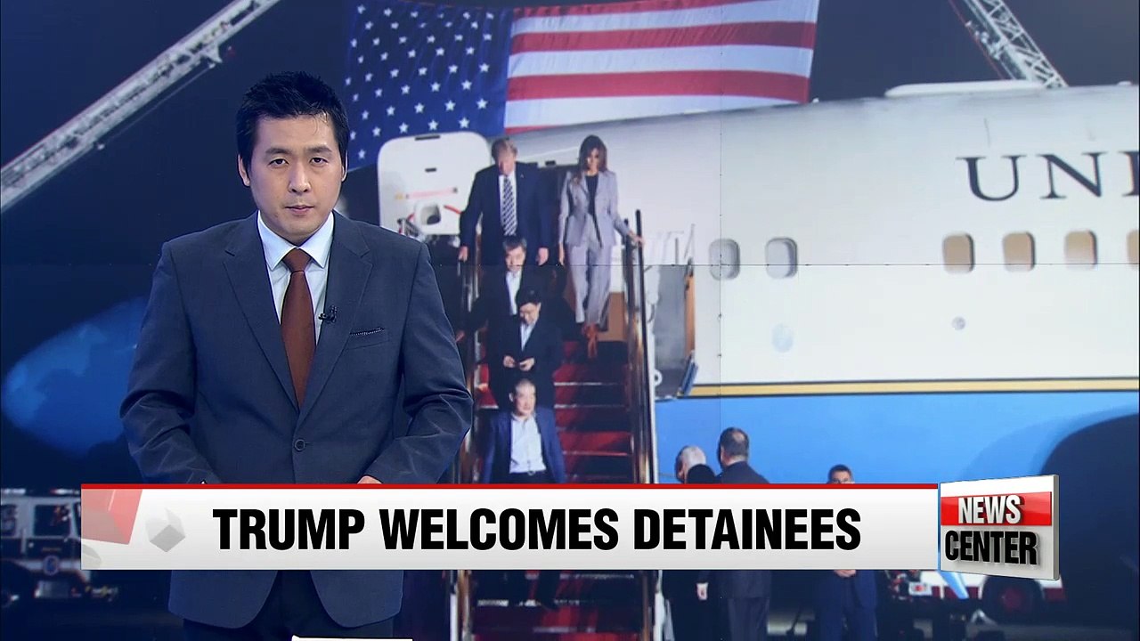 U.S. welcomes three Americans released from North Korea