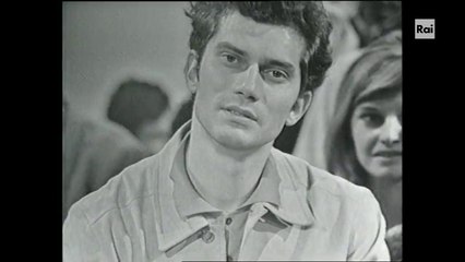 LUIGI TENCO  - PRESENTACION PROGRAMA RAITV - CRONICA MUSICAL