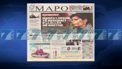 SHTYPI I DITES ME TITUJT E GAZETAVE E MERKURE 10 JANAR 2018 - News, Lajme - Kanali 7