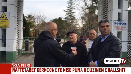 Protesta, naftëtarët e ARMO-s flasin për Report TV: Uzina të rifillojë punën