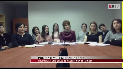 Projekti mësimor “3 lëndë në 6 orë” - News, Lajme - Vizion Plus