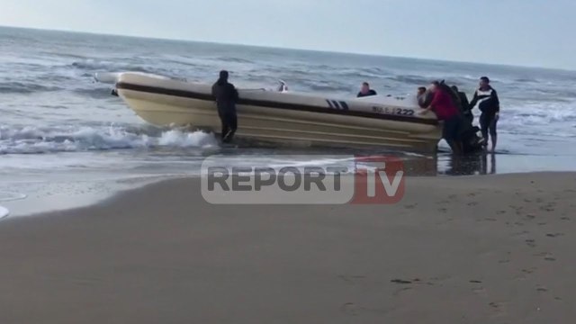 Report TV - Kapet gomonia 7 metra e gjatë në Zvërnec. dyshohet se do përdorej për trafik droge