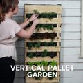 This pallet garden is perfect for gardening if you don't have a large outdoor space Check out more projects in the My Garden App: