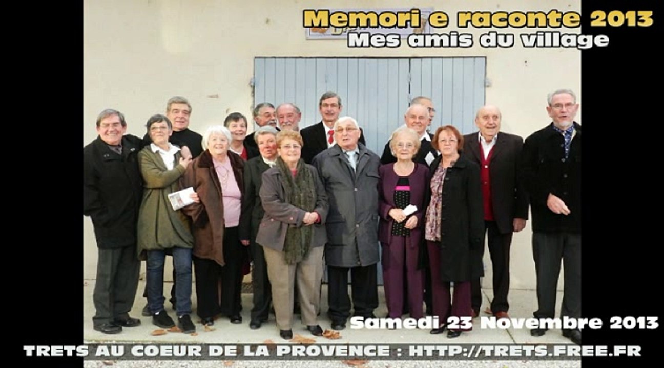 TRETS memori e raconte - 23nov2013