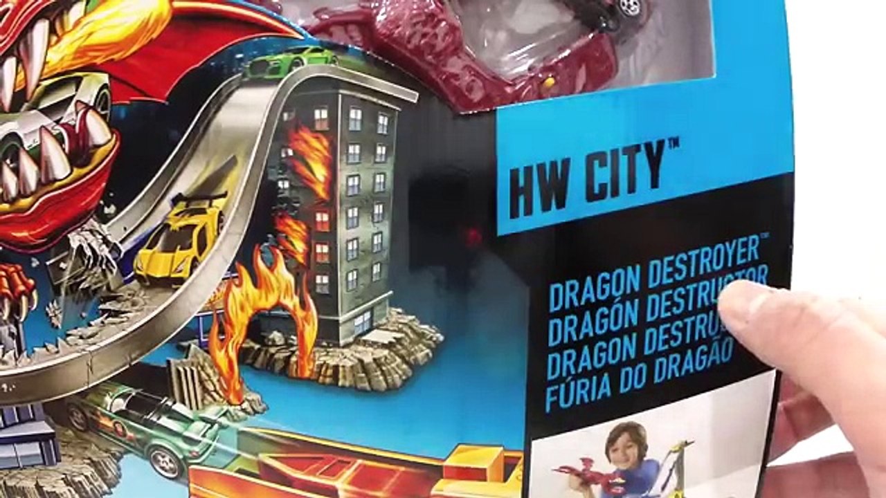 Hot Wheels Dragon Destroyer Destructor Trackset Fúria do Dragão