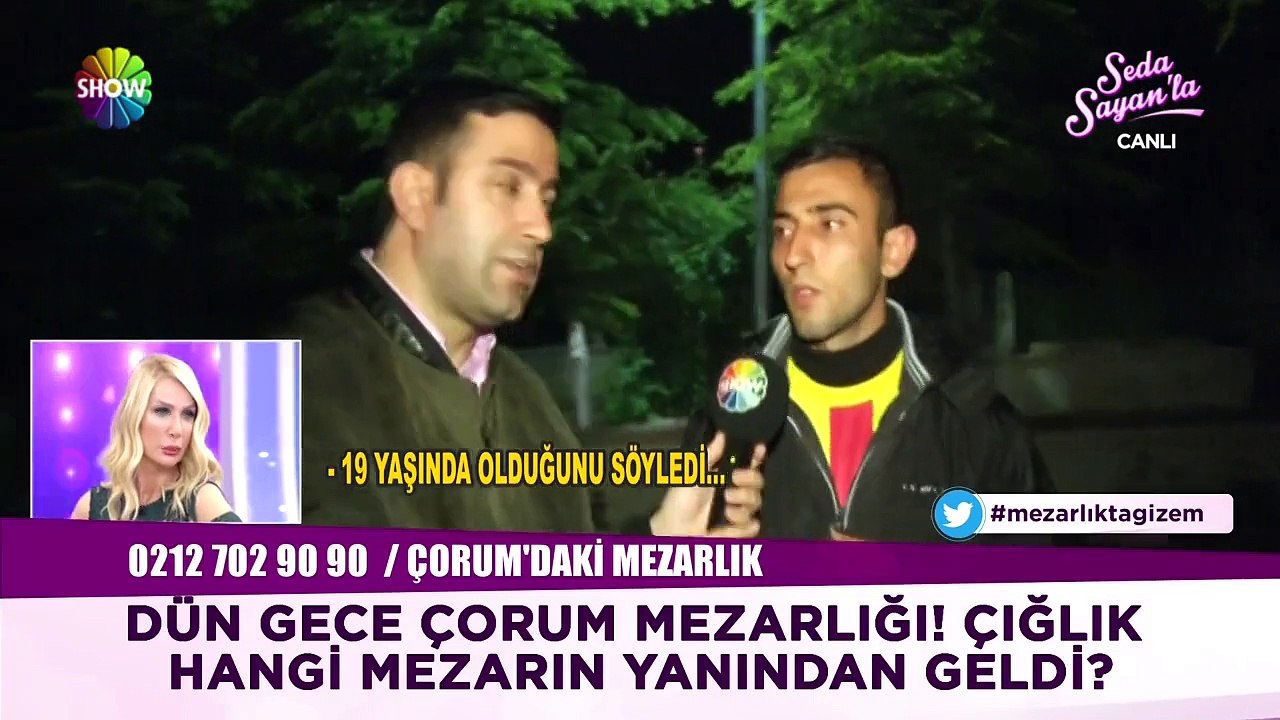 Mezarlıktan gelen çığlık sesleri!