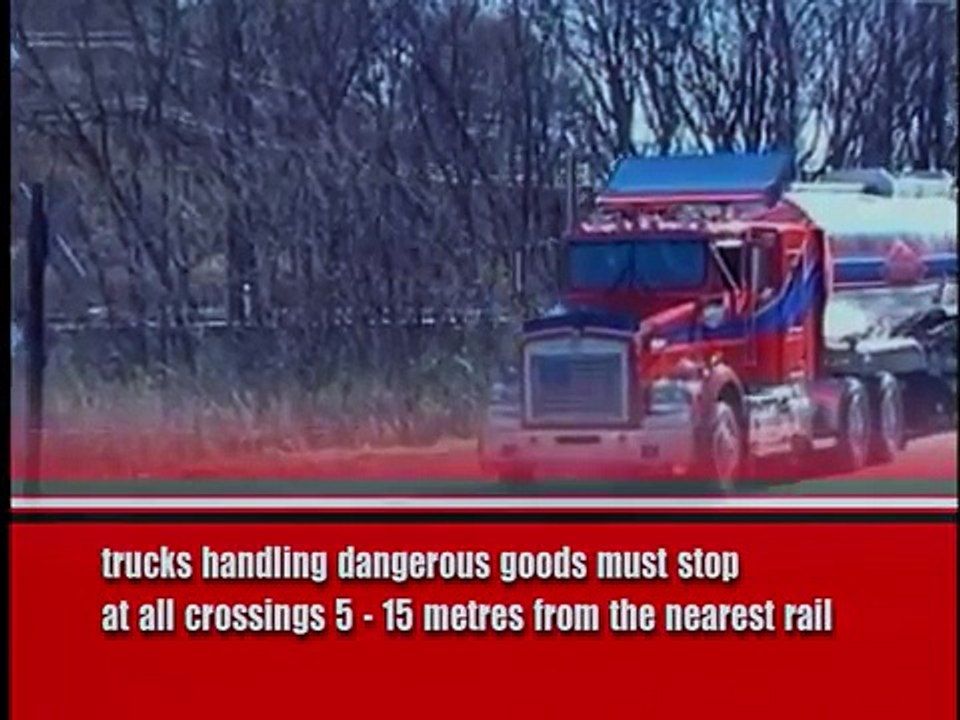 Truck Drivers railway safety