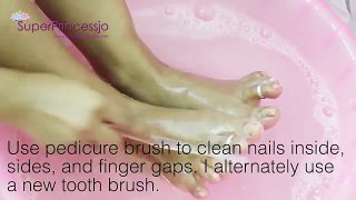 How To Do Pedicure At Home | SuperPrincessjo